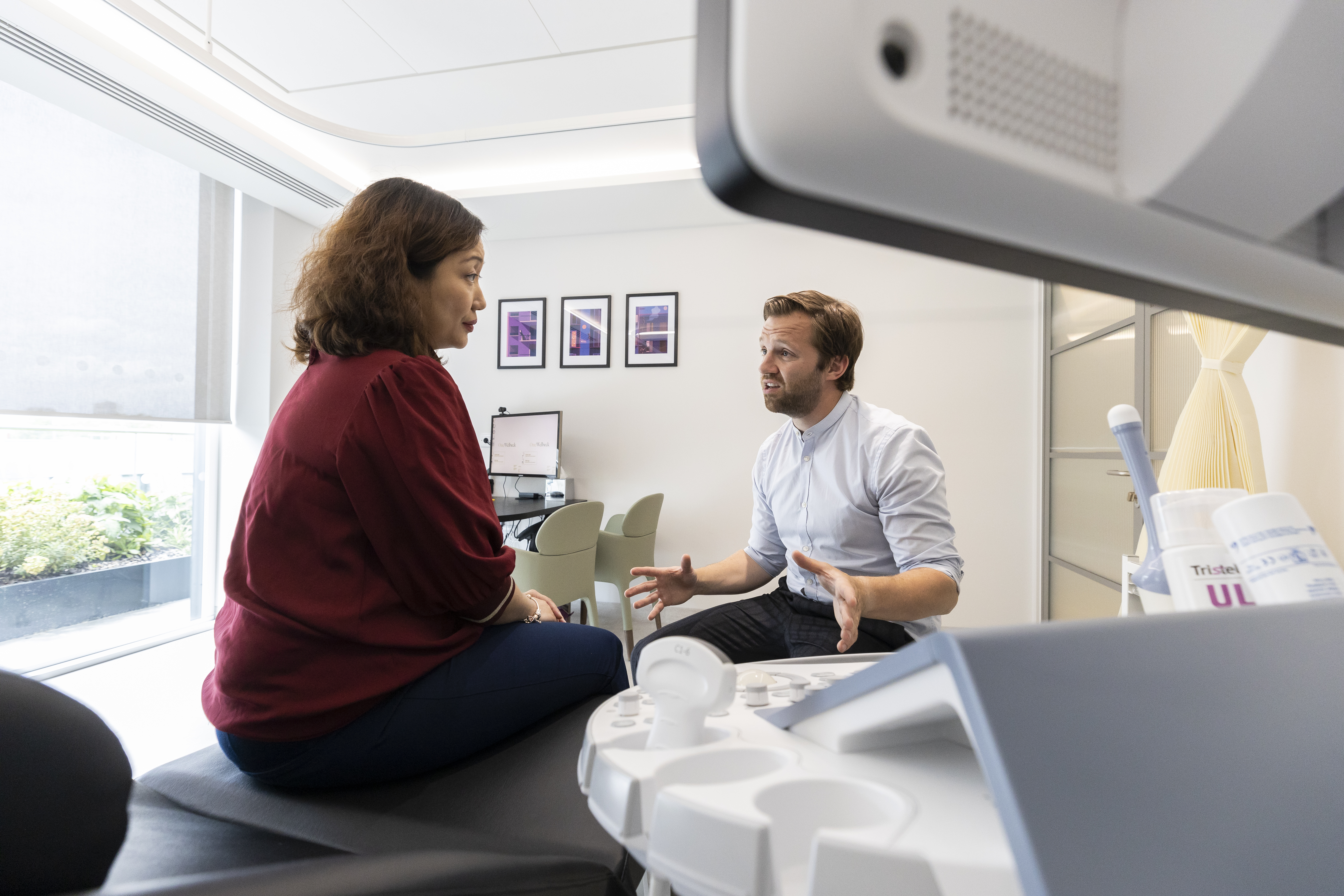 Breast screening consultation ultrasound